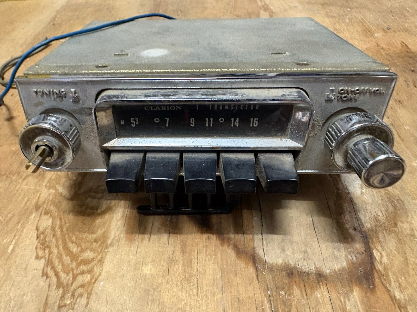 Vintage Clarion Model RE-106 AM autoradio, Auto diversen, Autoradio's, Ophalen of Verzenden, Gebruikt