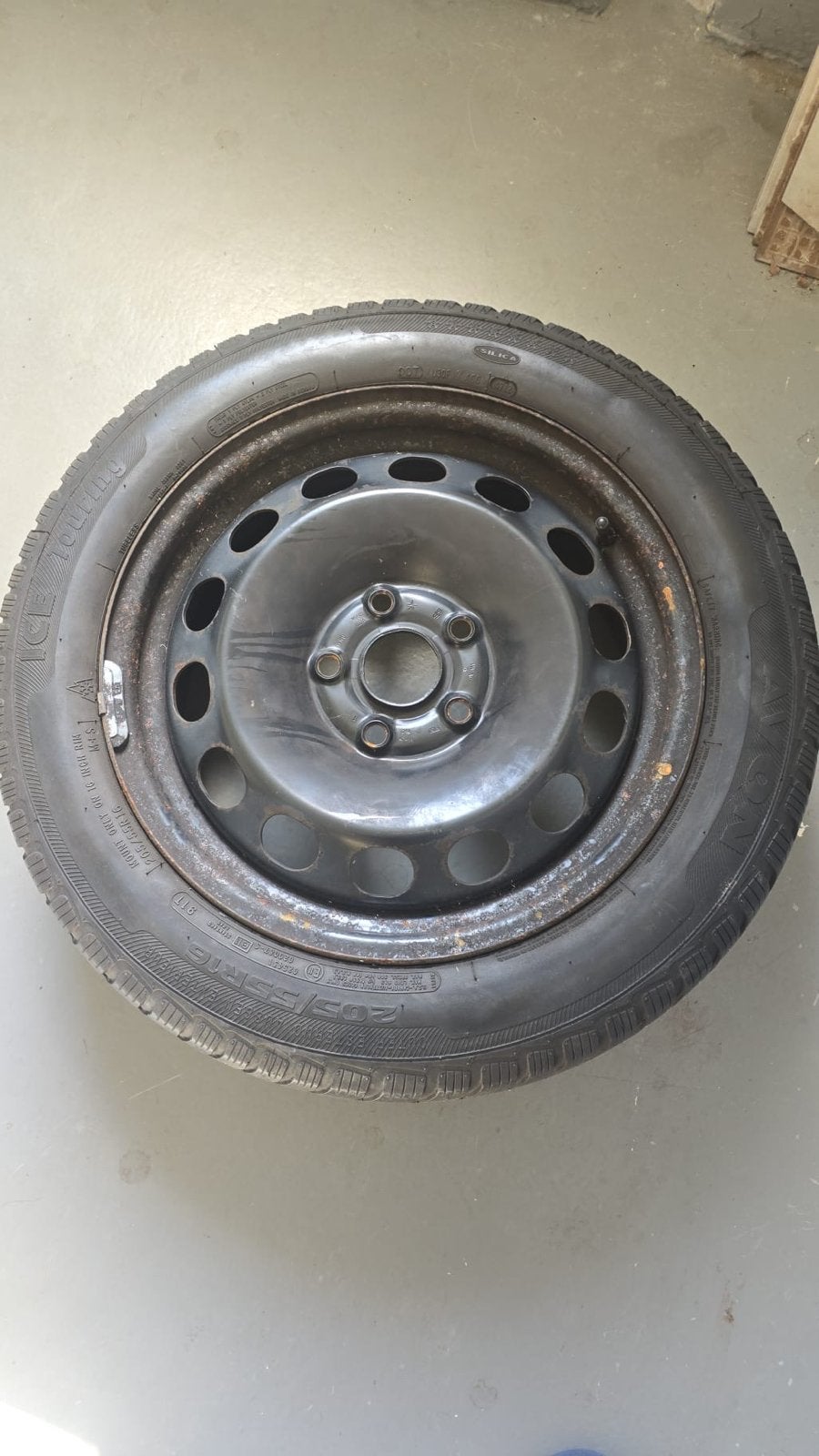 Golf 7.5  reserve wiel stalen velg - 205/55 R16, Ophalen of Verzenden, Gebruikt