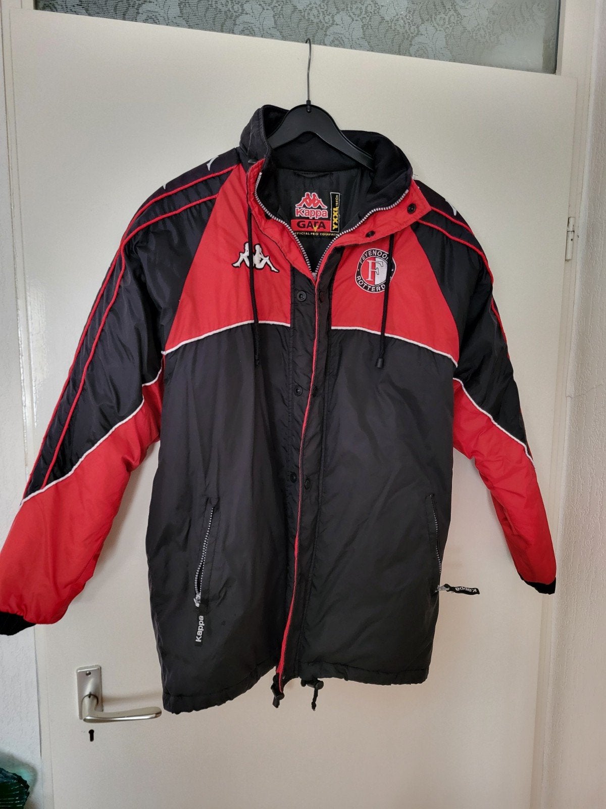Feyenoord jack/jas Kappa 176/M, Ophalen of Verzenden, Zo goed als nieuw