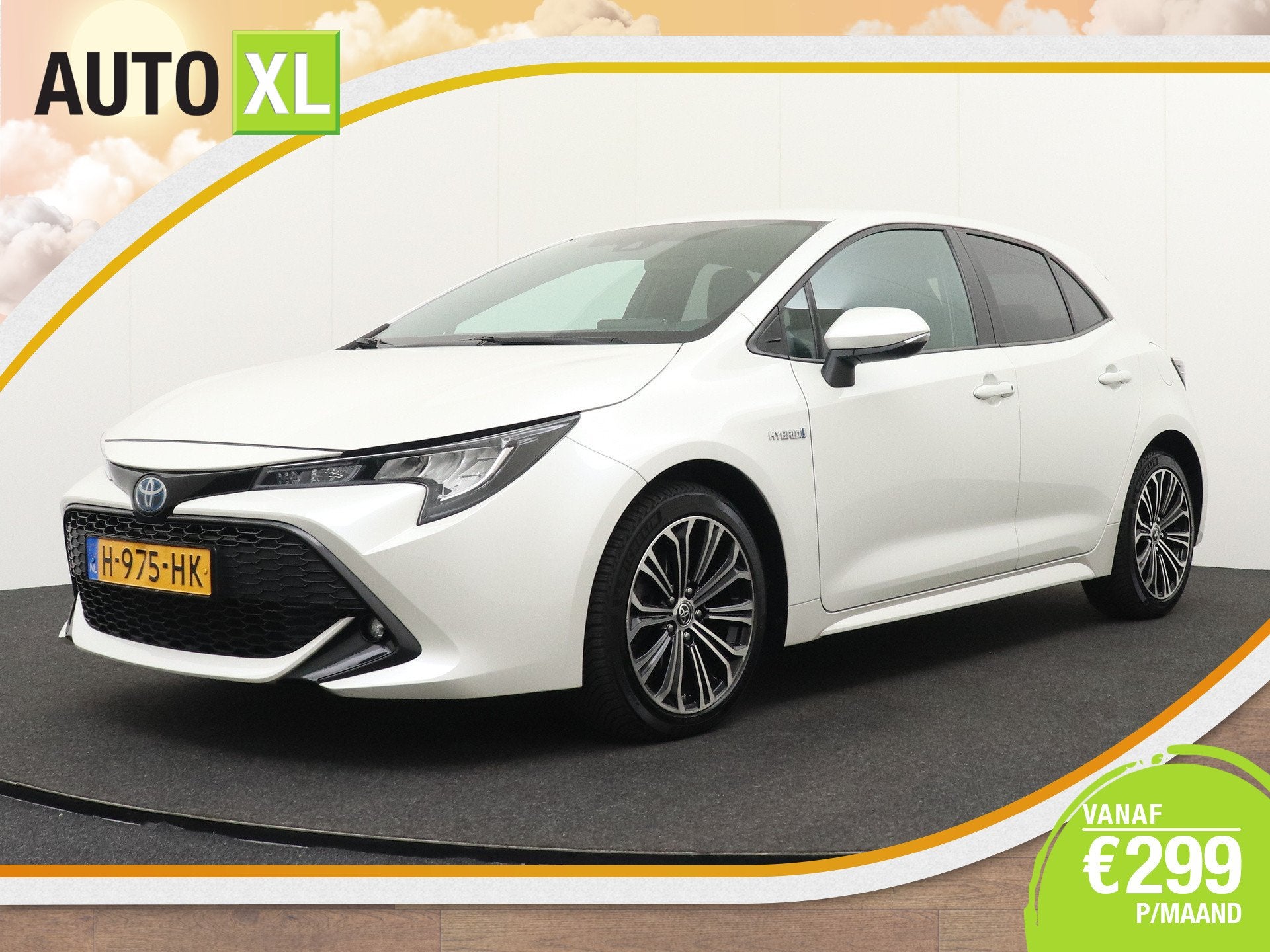 Toyota Corolla 1.8 Hybrid Business Plus Carplay Adapt. Cruis, Auto's, Gebruikt, 4 cilinders, Stoelverwarming, Corolla