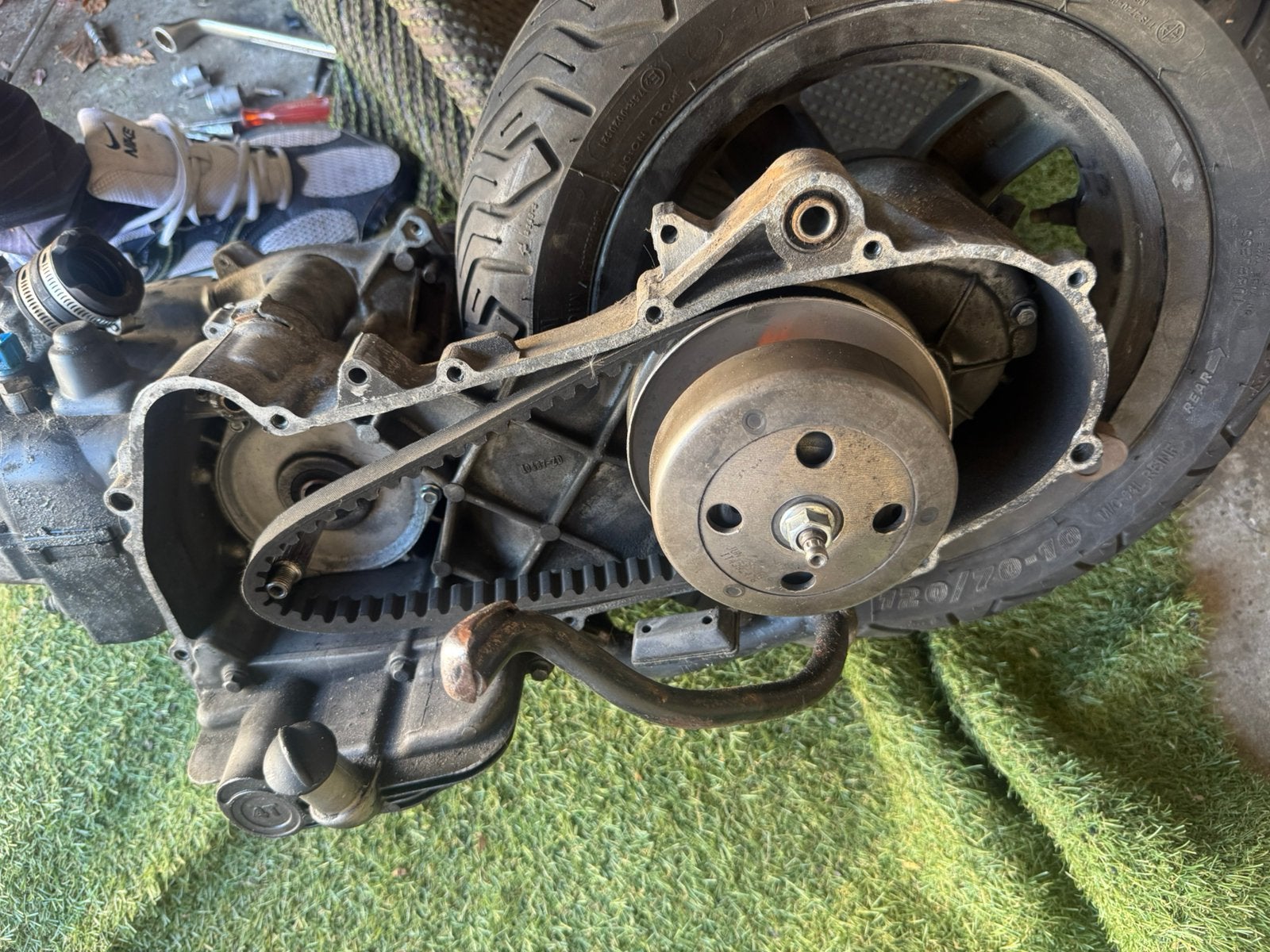 50cc zip blok 4v 4t, Fietsen en Brommers, Brommeronderdelen | Scooters, Ophalen, Zo goed als nieuw, Blok, Piaggio