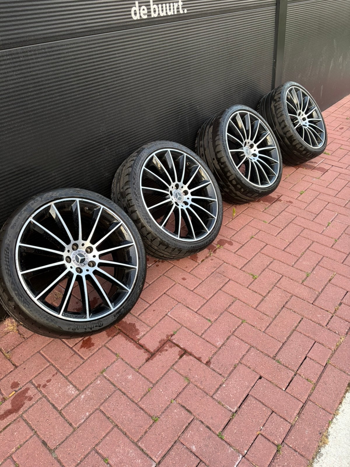 Org Mercedes AMG velgen 20” mutlispaak breedset zomerbanden, Auto-onderdelen, Banden en Velgen, Ophalen, Banden en Velgen, Personenwagen
