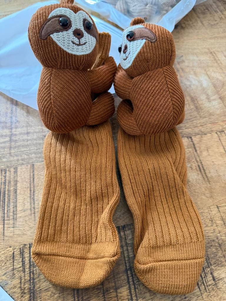 Nieuwe luiaard knuffelsokken, Overige merken, Overige karakters, Overige typen, Nieuw