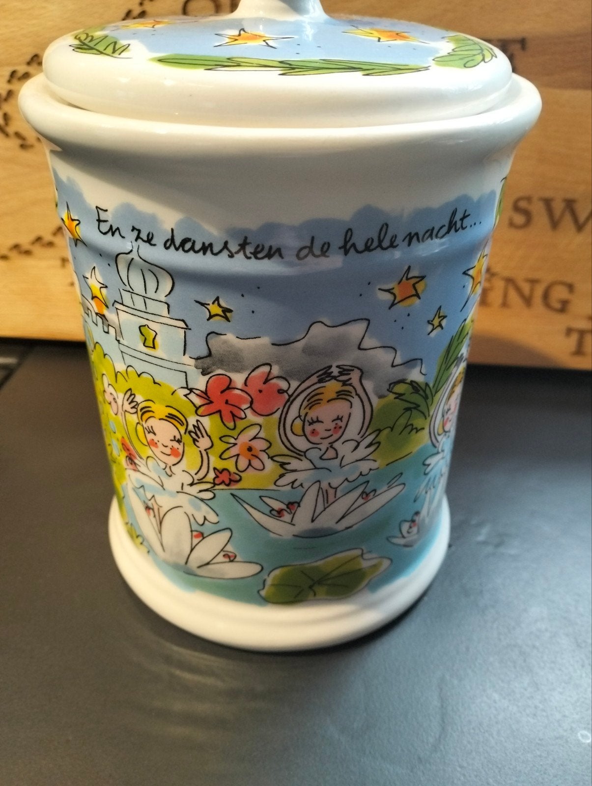 Voorraad pot Indische waterlelie, Ophalen of Verzenden, Beeldje of Poppetje