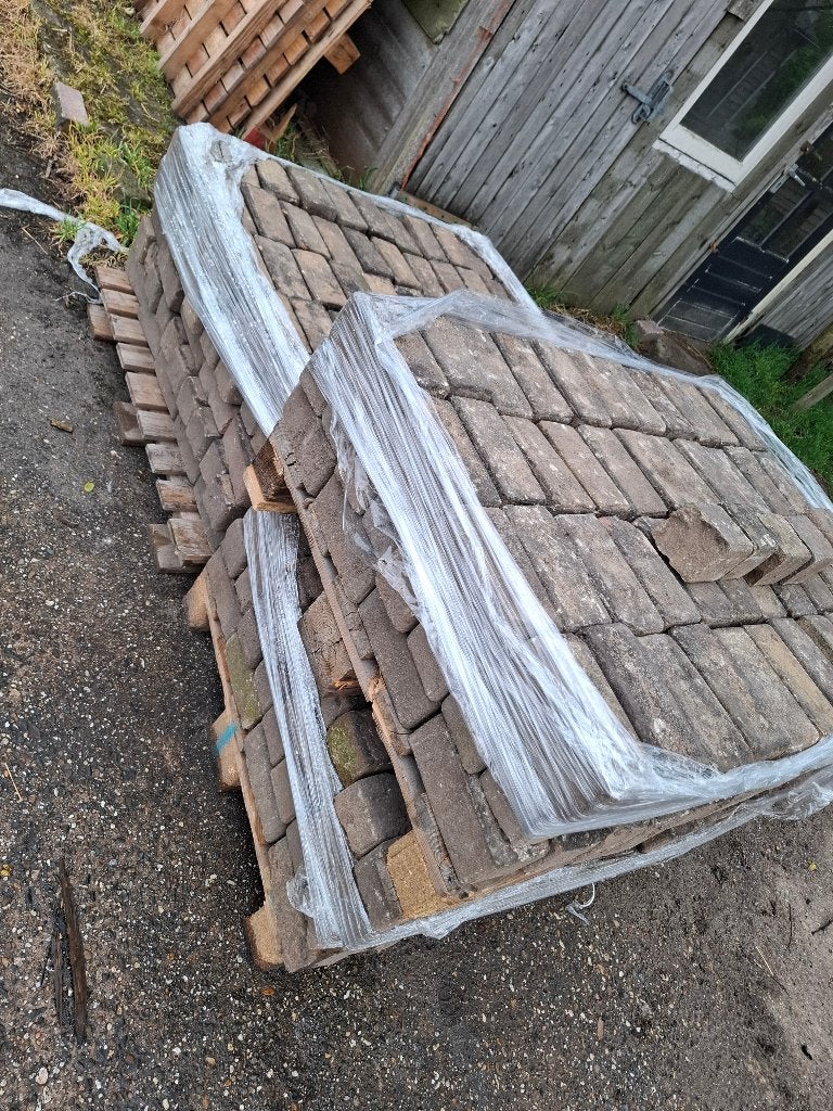 TE KOOP 11,5 M2 GEBAKKEN KLINKERS 10-DUIMERS, Tuin en Terras, Tegels en Klinkers, Ophalen, Gebruikt, Keramiek, Klinkers