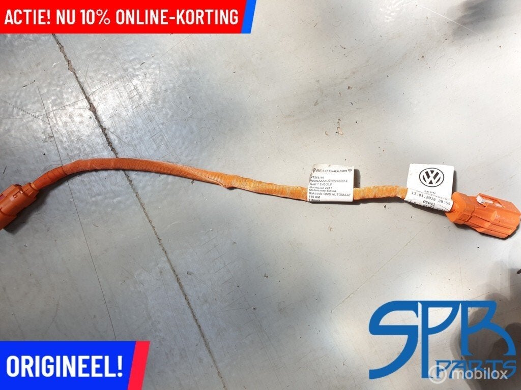 HOOGVOLTKABEL VOOR LADER KABEL Oplaadkabel E-Golf 5QE971483B, Auto-onderdelen, Gebruikt, Volkswagen, Ophalen of Verzenden, Volkswagen