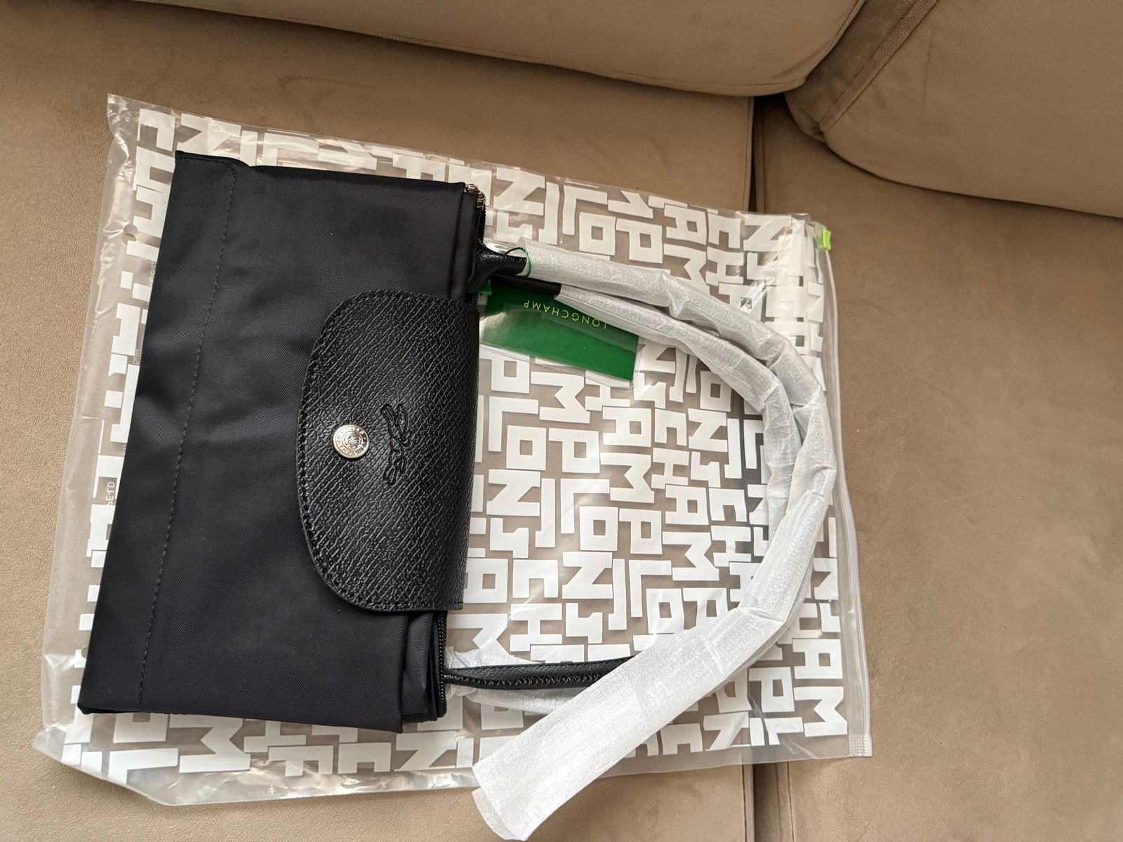 Longchamp Le Pliage Handtas Zwart - Nieuw met labels, Sieraden, Tassen en Uiterlijk, Ophalen of Verzenden, Nieuw, Zwart, Handtas