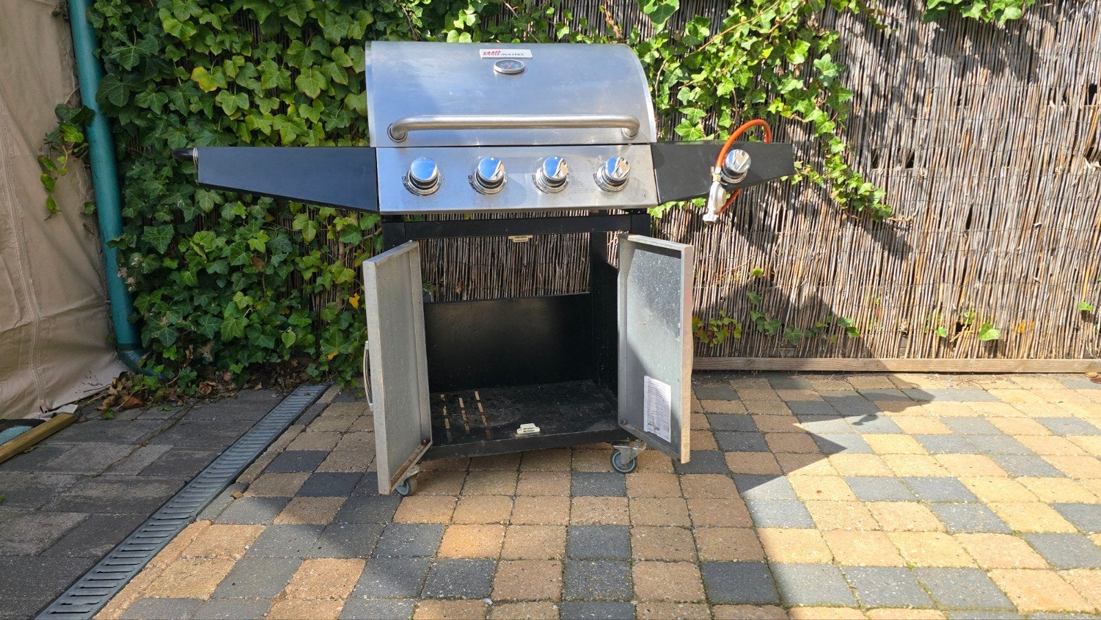 Broil-master gasbarbecue met 4 branders, Ophalen of Verzenden, Gebruikt, Broil-master