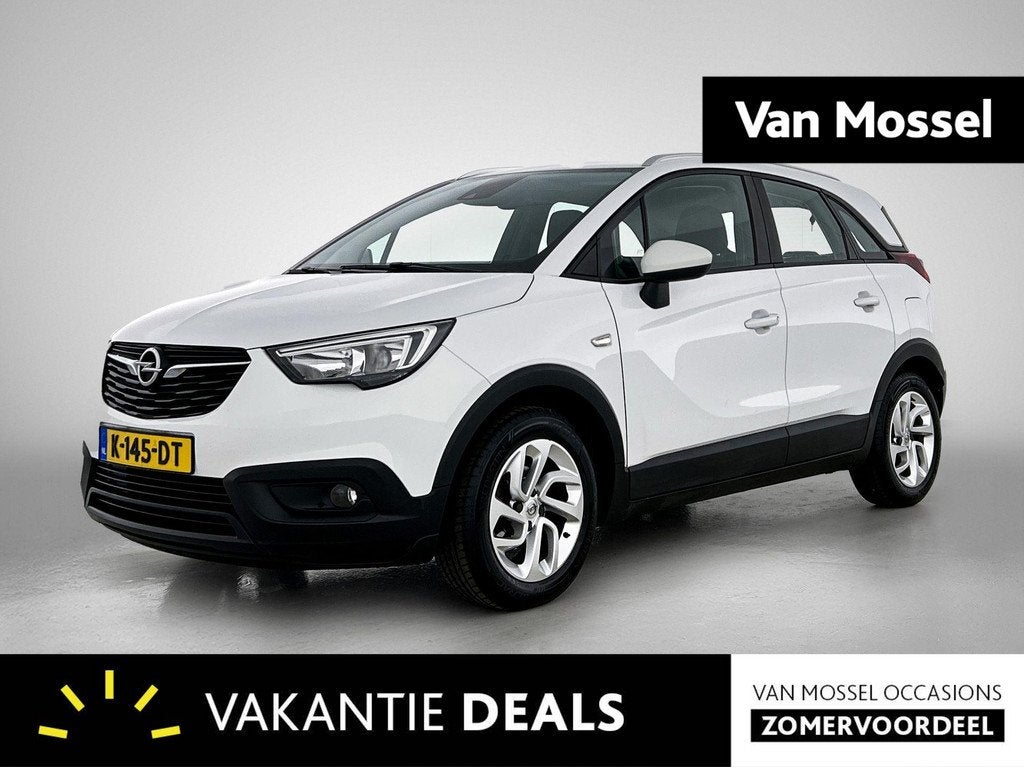Opel Crossland X 1.2 Edition | Airco | Apple Carplay/Android, Auto's, Voorwielaandrijving, 12 maanden, Stof, Gebruikt