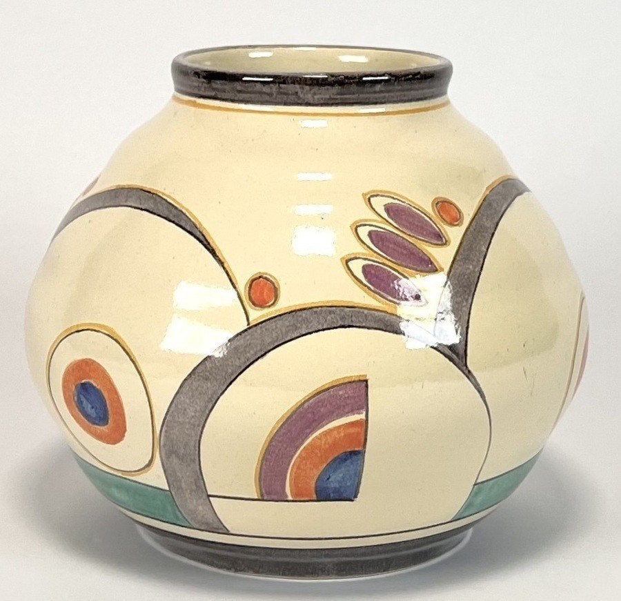 525. Art Deco vaas, Kennemer Potterij – ca. 1930, Ophalen