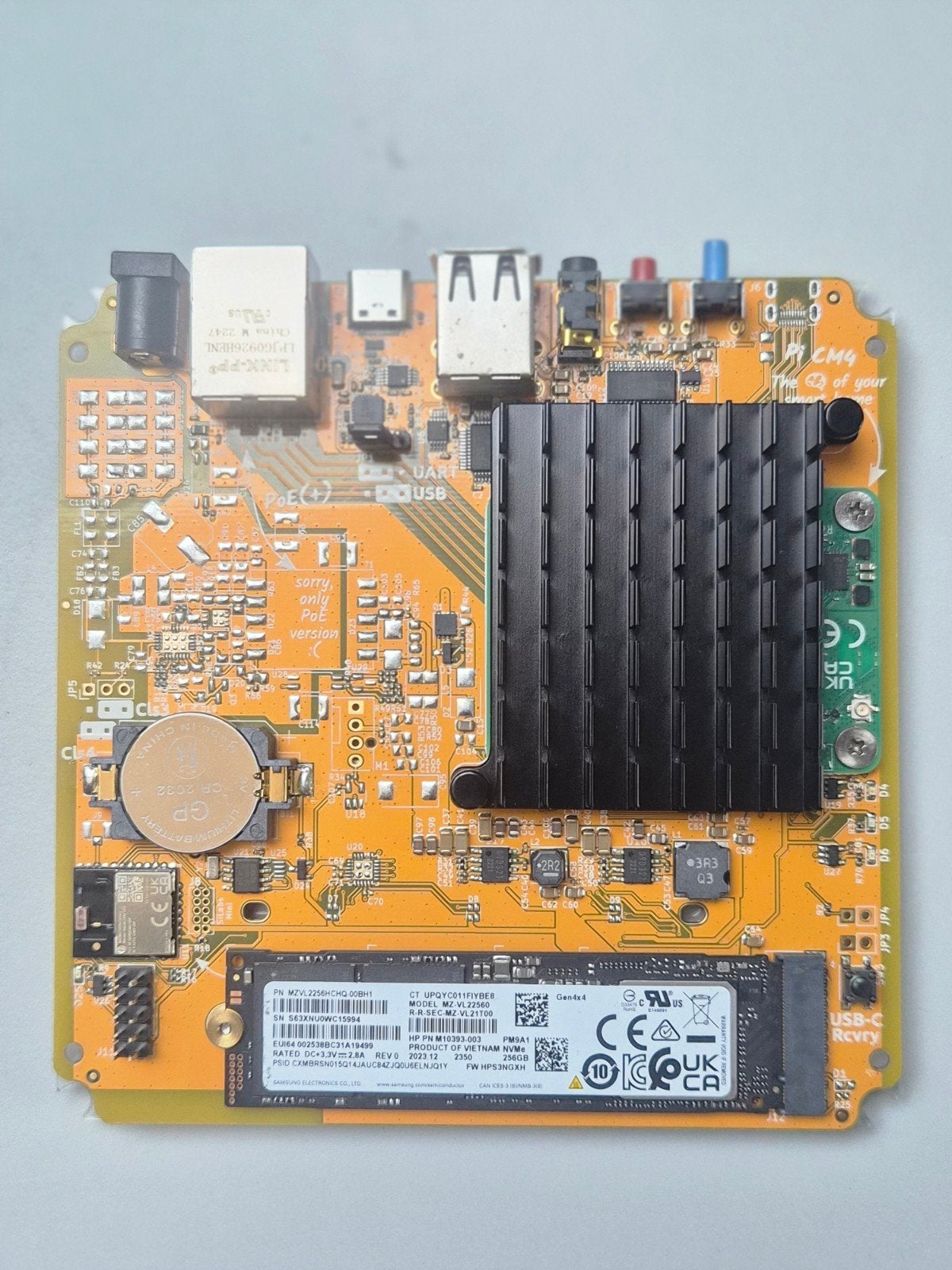 Home Assistant Yellow, CM4 8 GB + 256 GB NVMe, kant-en-klaar, 256 GB, 8 GB, Ophalen of Verzenden, SSD
