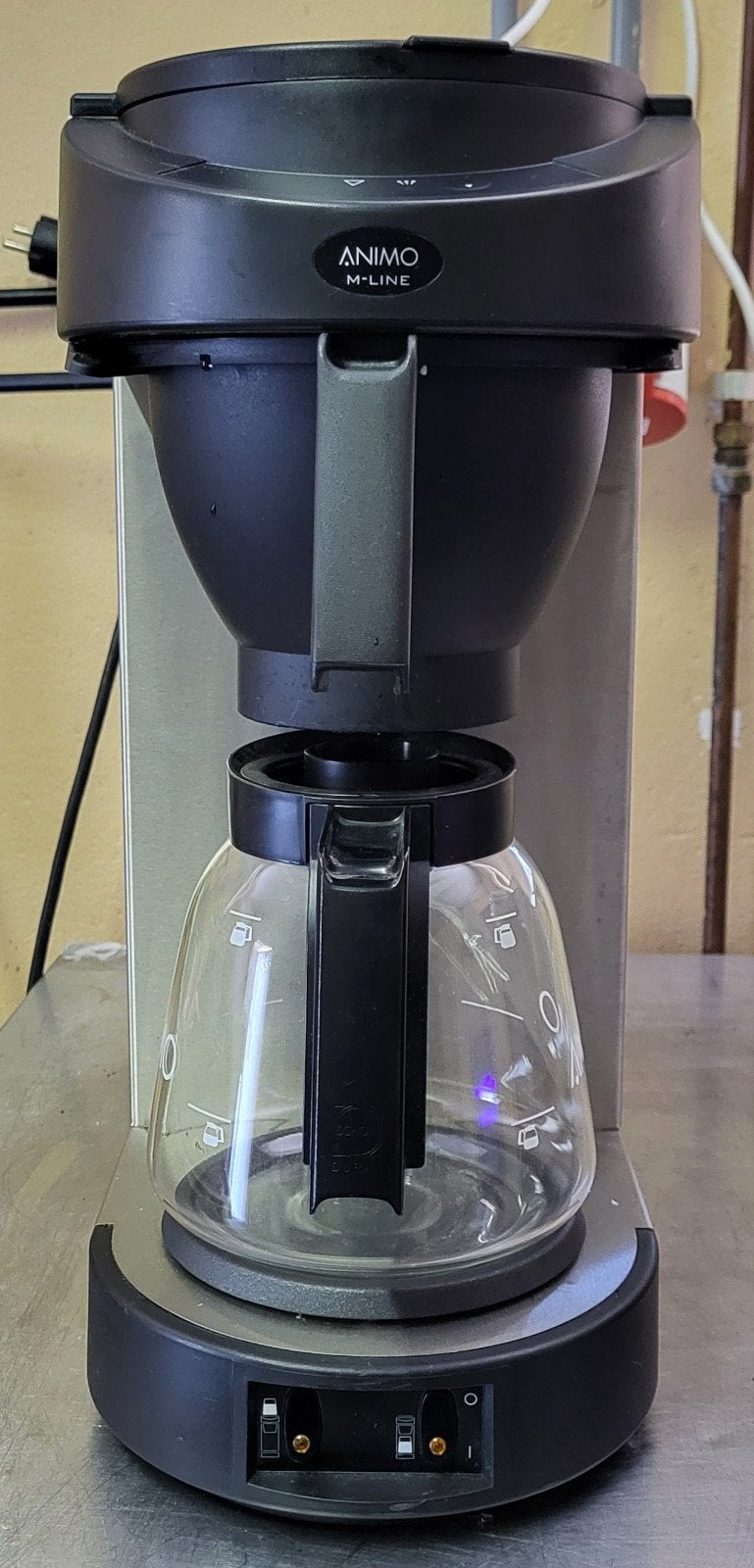Animo M100 snelfilterkoffie koffiezetapparaat met garantie, Overige modellen, Bravilor bonamat, 10 kopjes of meer, Gemalen koffie