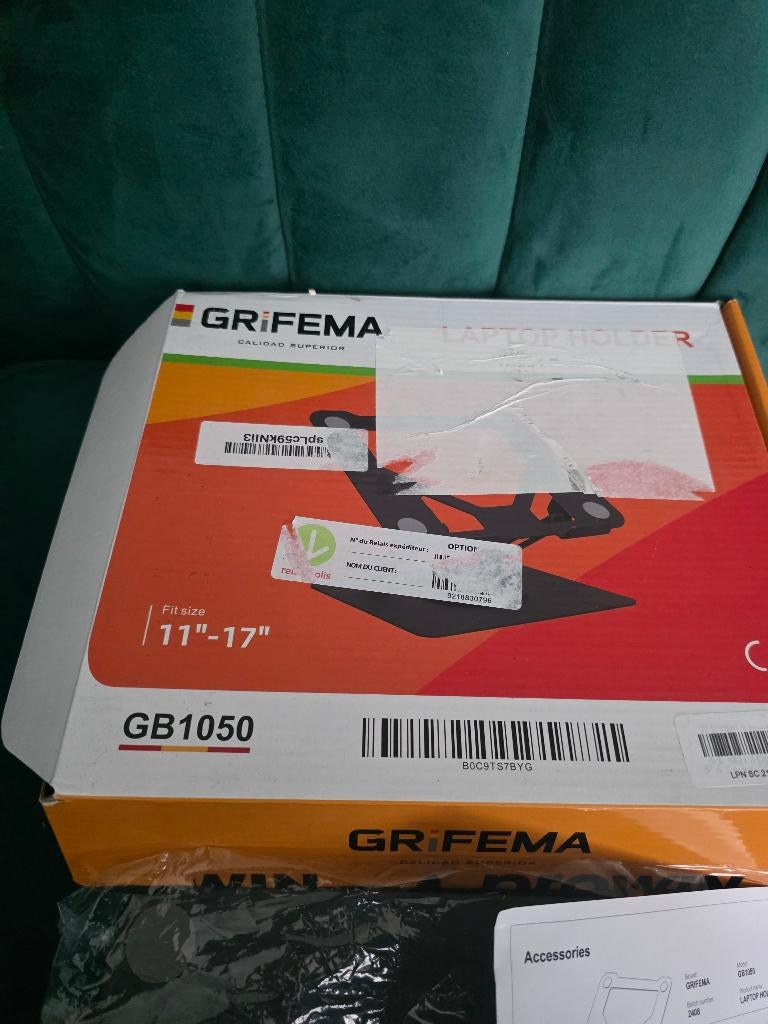 Grifema GB1050 Laptop Standaard - 360 Draaibaar, Ophalen, Nieuw