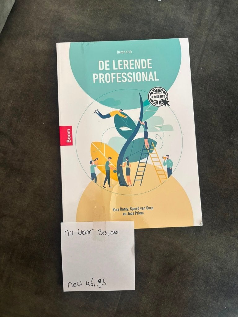 De lerende professional / Derde druk. 9789024427000, Boeken, Ophalen of Verzenden, Alpha, Gelezen, HBO