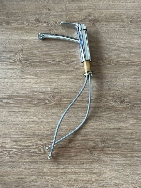 Keukenkraan, Ophalen, Nieuw, Chroom, Kraan