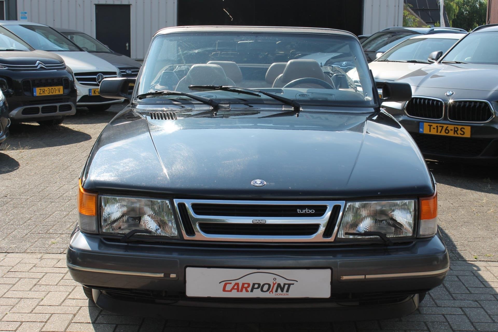Saab 900 Cabrio 2.0 Turbo 16 Cabrio 1e Eig. Airco Nw.dak!, Auto's, Saab, Voorwielaandrijving, 4 cilinders, Zwart, Handgeschakeld