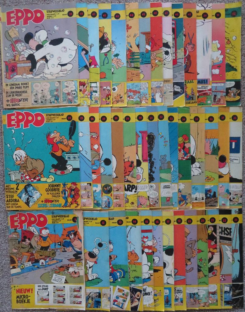 Eppo Stripbladen uit 1979, Boeken, Gelezen, Europa, Ophalen of Verzenden, Meerdere comics