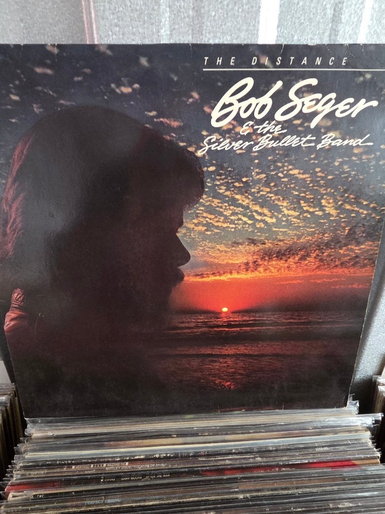 Vinyl lp BOB SEGER: THE DISTANCE, Cd's en Dvd's, Vinyl | Rock, Inclusief binnenhoes, Ophalen of Verzenden, Gebruikt, 12 inch
