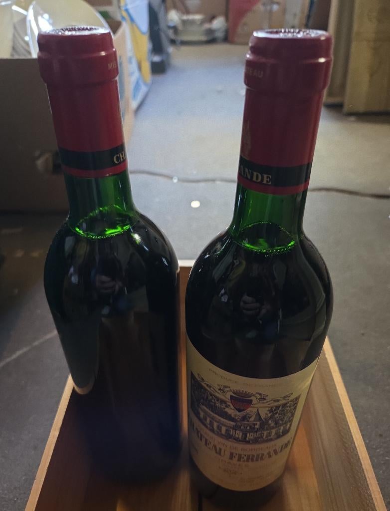 Château Ferrande 1990 Bordeaux, Ophalen of Verzenden, Frankrijk, Rode wijn