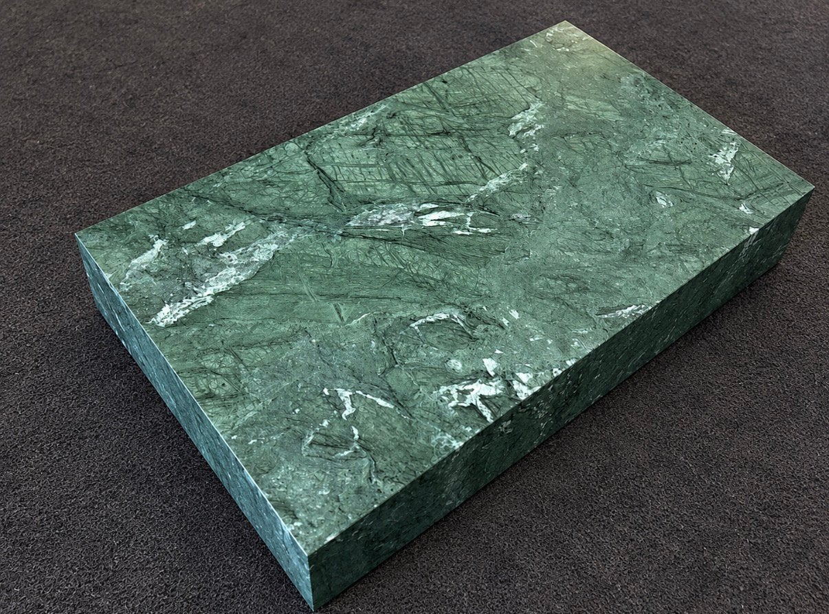 Verde Alpi - Groen Marmer Salontafel - Nieuw - Mat afgewerkt, Huis en Inrichting, Verzenden, Zo goed als nieuw, 100 tot 150 cm