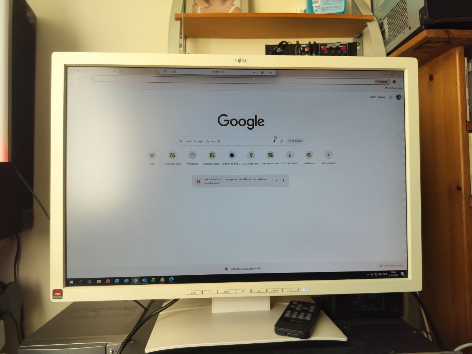 Fujitsu monitor - Goede staat, Computers en Software, Ophalen of Verzenden, Zo goed als nieuw, Fujitsu