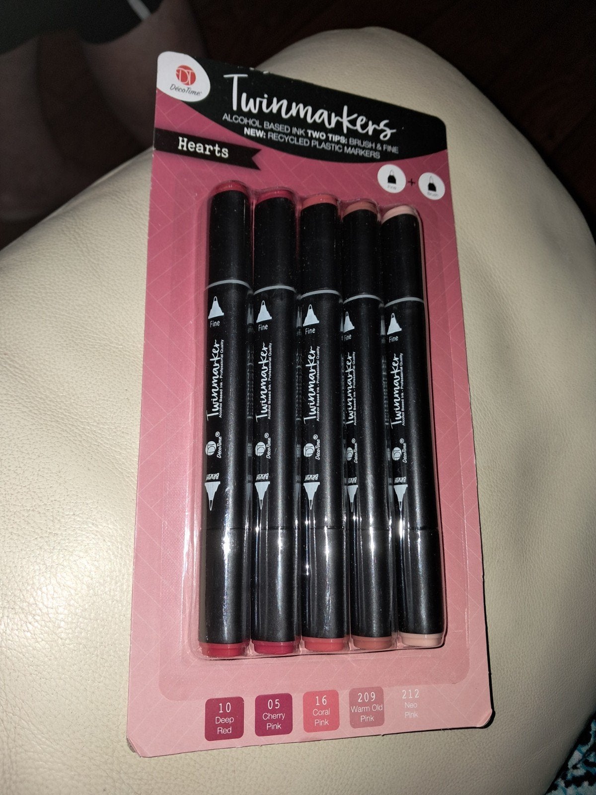 Twinmarkers Hearts - Alcohol Inkt Markers Set, Ophalen of Verzenden, Nieuw, Potlood of Stift