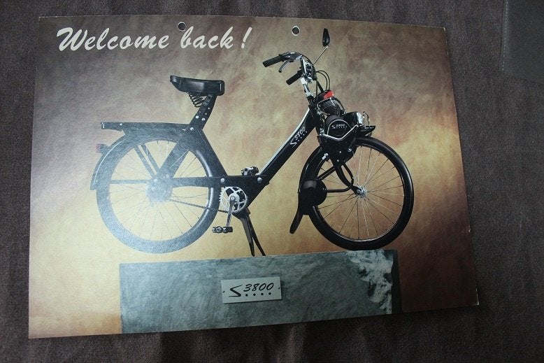 Solex S3800 bromfiets verkoop folder S 3800, Ophalen of Verzenden, Gebruikt