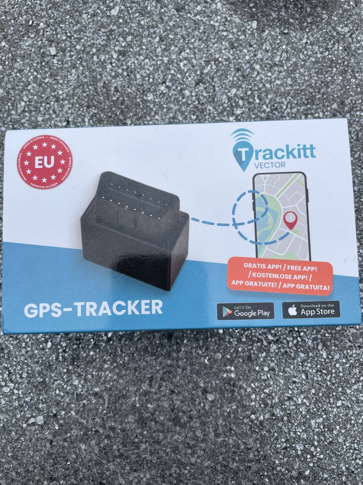 Nieuwe Trackitt Vector GPS-Tracker met gratis app, Ophalen, Nieuw