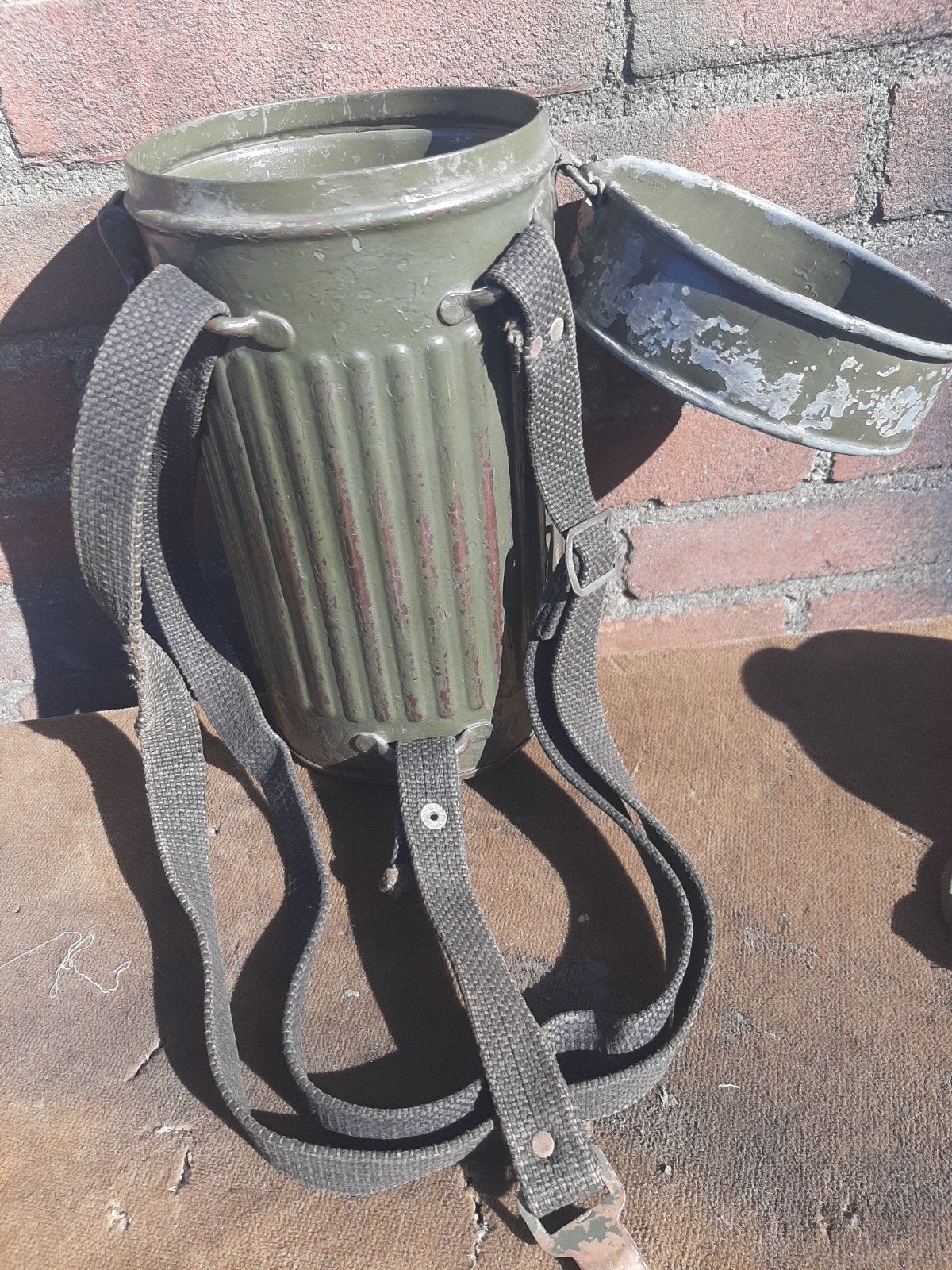 Duits gasmasker  set 1935. ww2, Ophalen of Verzenden, Duitsland