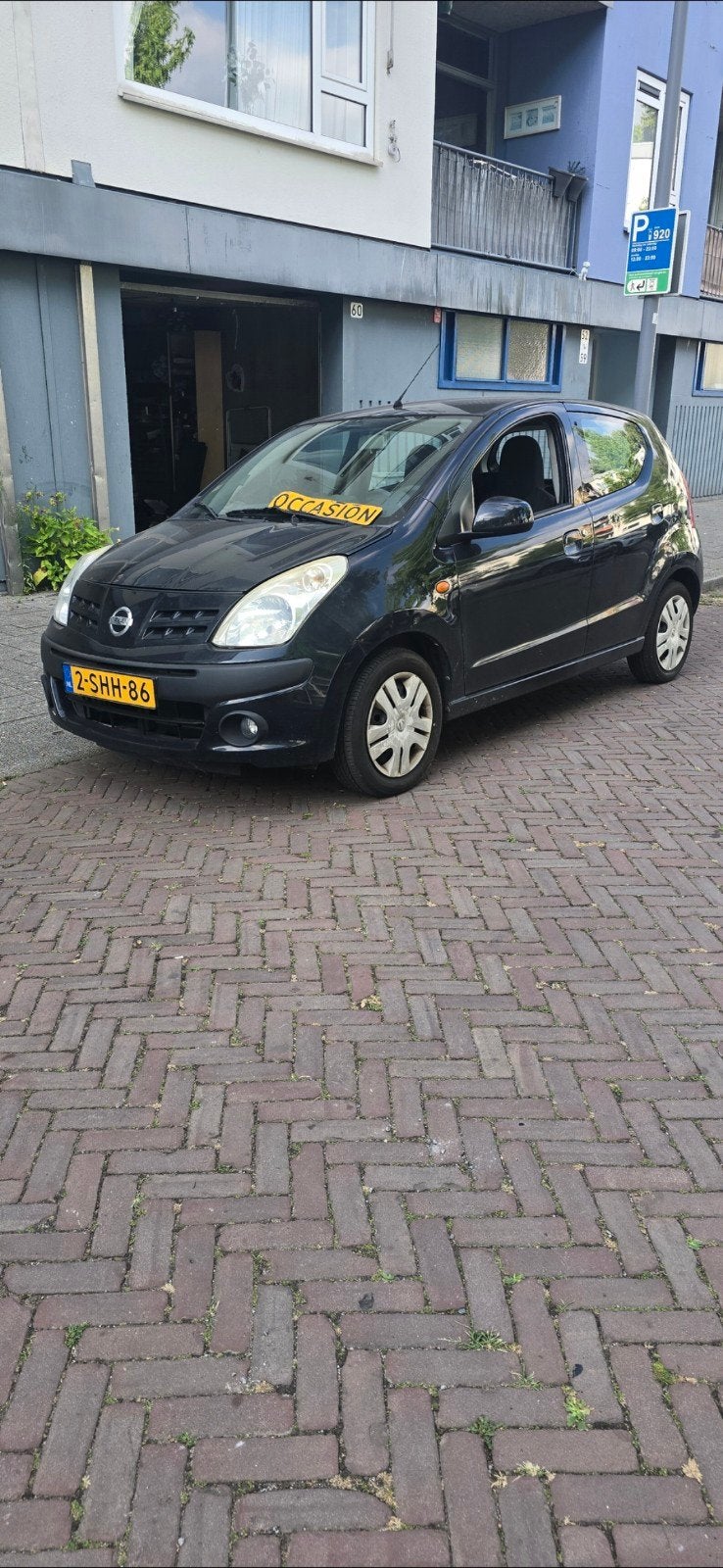Nissan Pixo 1.0 2013 Zwart lpg g3 motor niet goed, Auto's, Nissan, Voorwielaandrijving, 200 kg, 866 kg, 4 stoelen