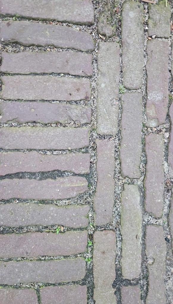 Oud gebakken waaltjes - 80m2, Tuin en Terras, Ophalen, Overige materialen, Gebruikt, Klinkers