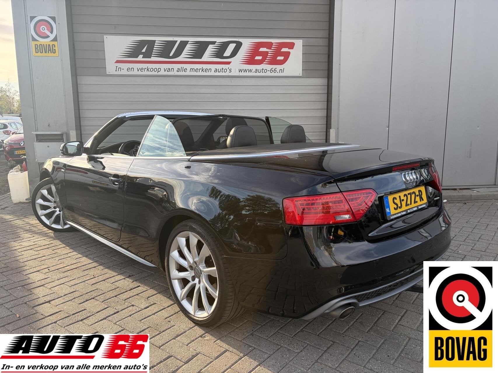 Audi A5 Cabriolet 3.0 TDI quattro Pro Line, Auto's, Automaat, Euro 5, Gebruikt, Zwart