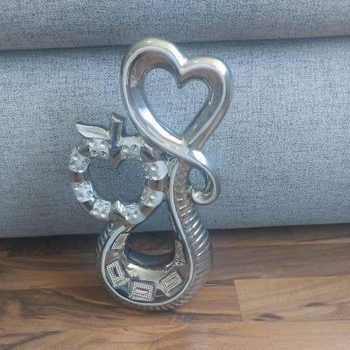 Verzilveren decoratie , 31x16x6cm, Ophalen of Verzenden, Zo goed als nieuw