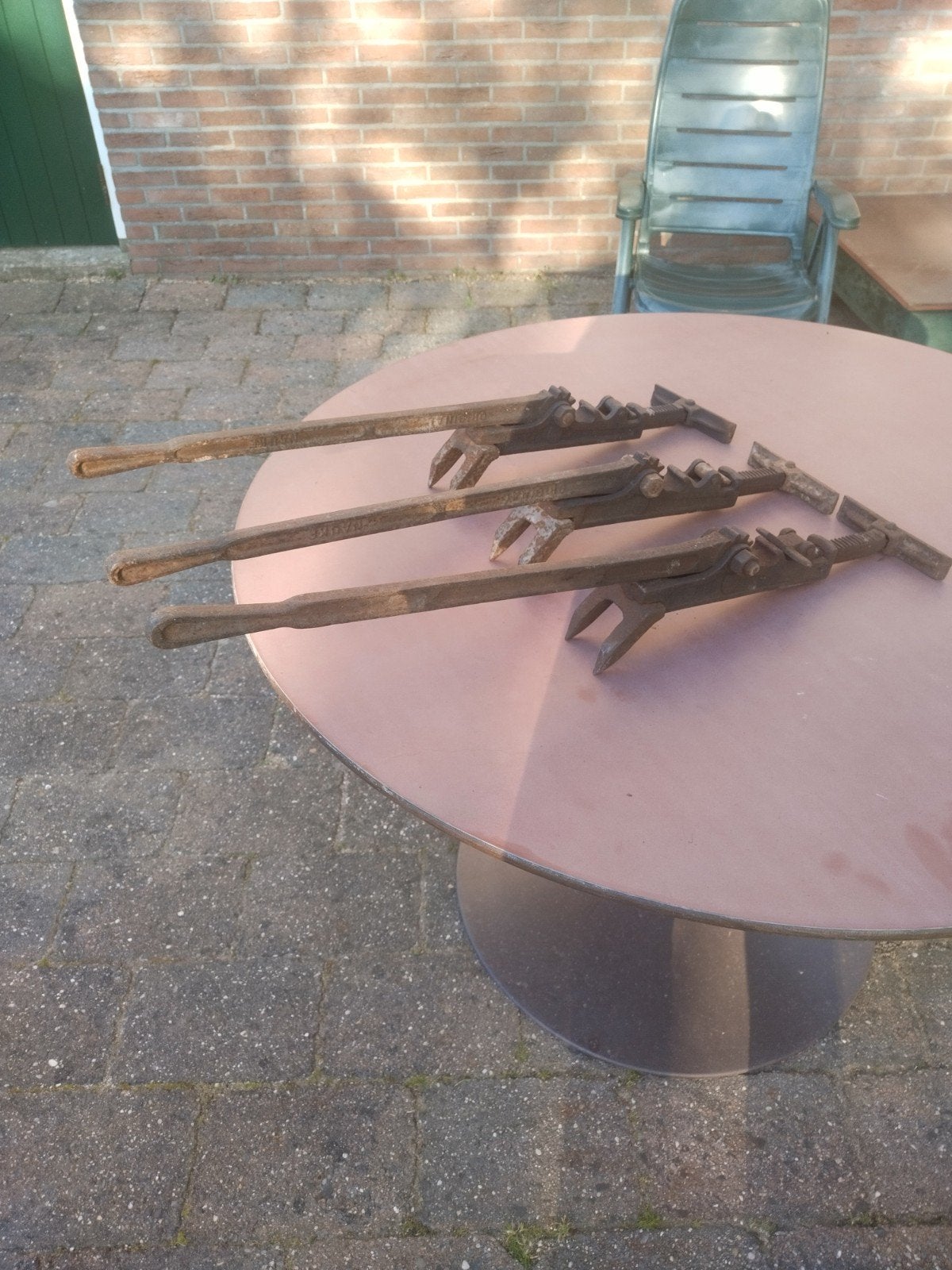 Vloerdelen aan drijvers antiek, Antiek en Kunst, Ophalen of Verzenden
