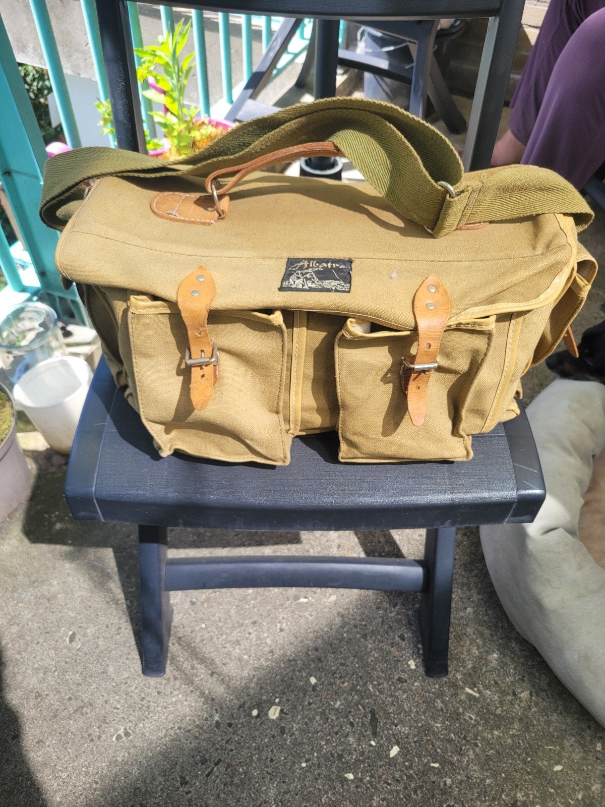 Vintage Albatros schoudertas - stevig en ruim, 40 cm of meer, Gebruikt, 30 tot 45 cm, Ophalen