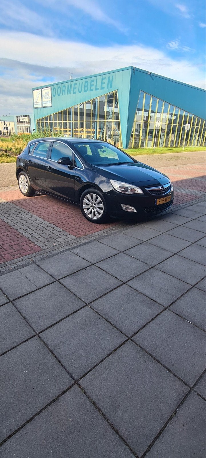 Opel Astra 1.4 Turbo 88KW 5D 2011 Zwart, Auto's, Voorwielaandrijving, Euro 5, 4 cilinders, Leder en Stof