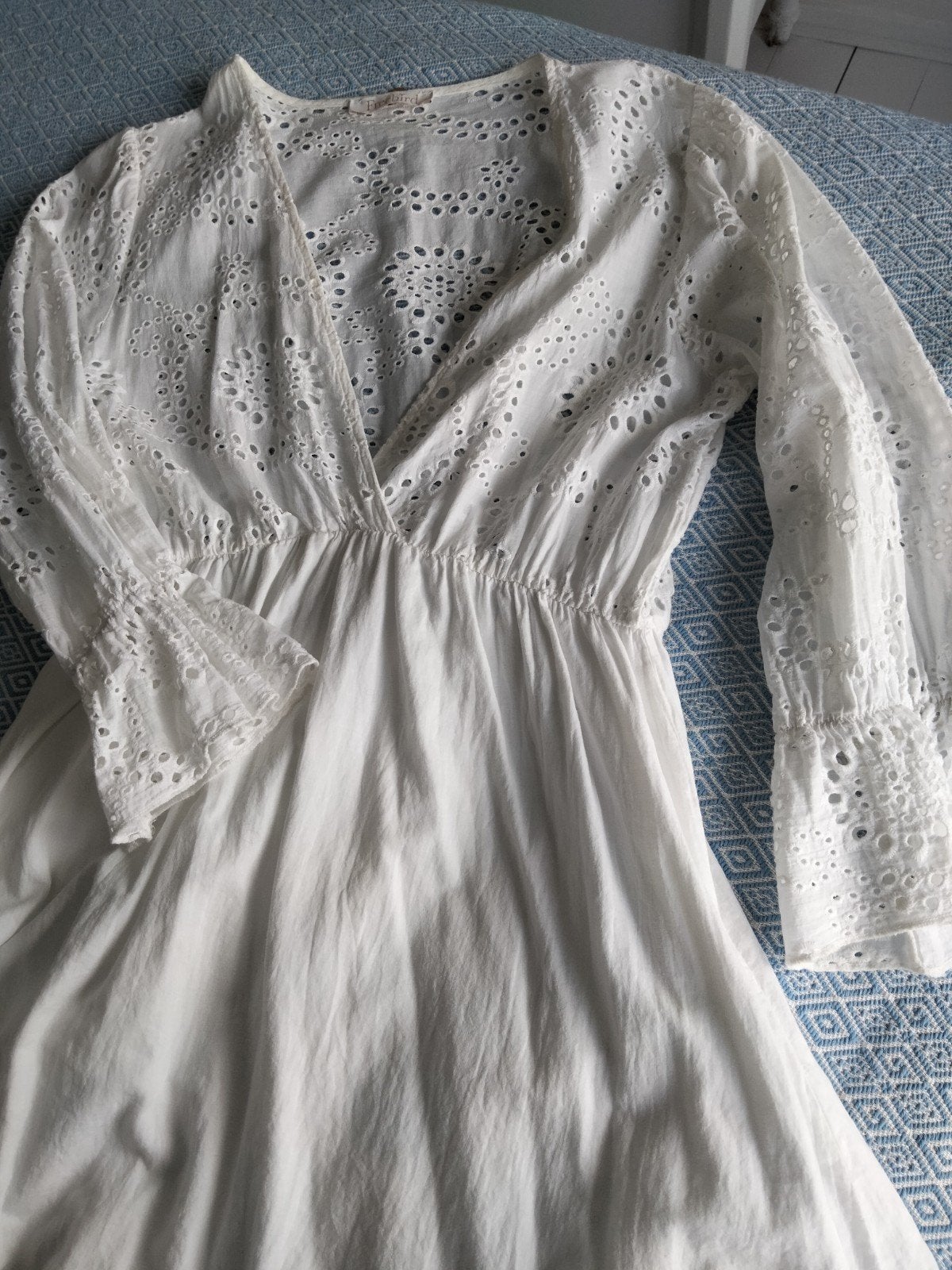 jurkje FREEBIRD Wit mt M, Kleding | Dames, Jurken, Maat 38/40 (M), Verzenden, Wit, Nieuw