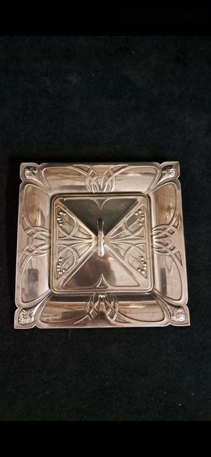 WMF Art Nouveau dienblad met deksel, Ophalen of Verzenden, Zilver