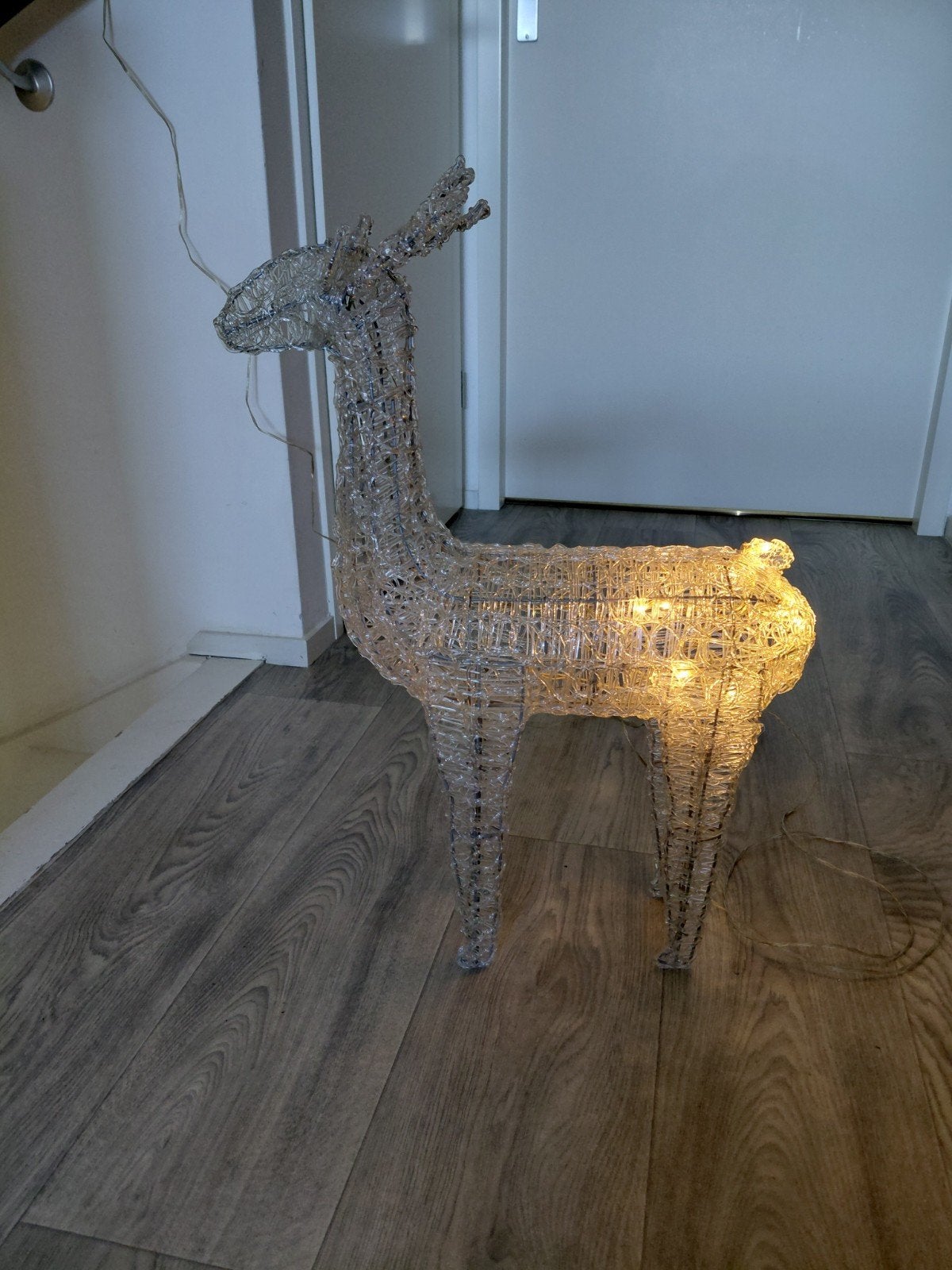 Rendier voor kerst met lichtjes hoogte 65 cm, Diversen, Ophalen, Gebruikt