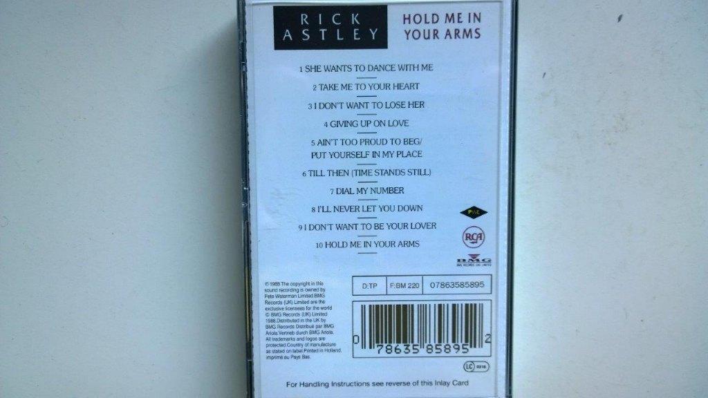 Rick Astley - Hold Me In Your Arms (DCC), Luiksingel 25 1066JH Amsterdam, Sales@cddealer.nl, Ophalen of Verzenden, Zo goed als nieuw
