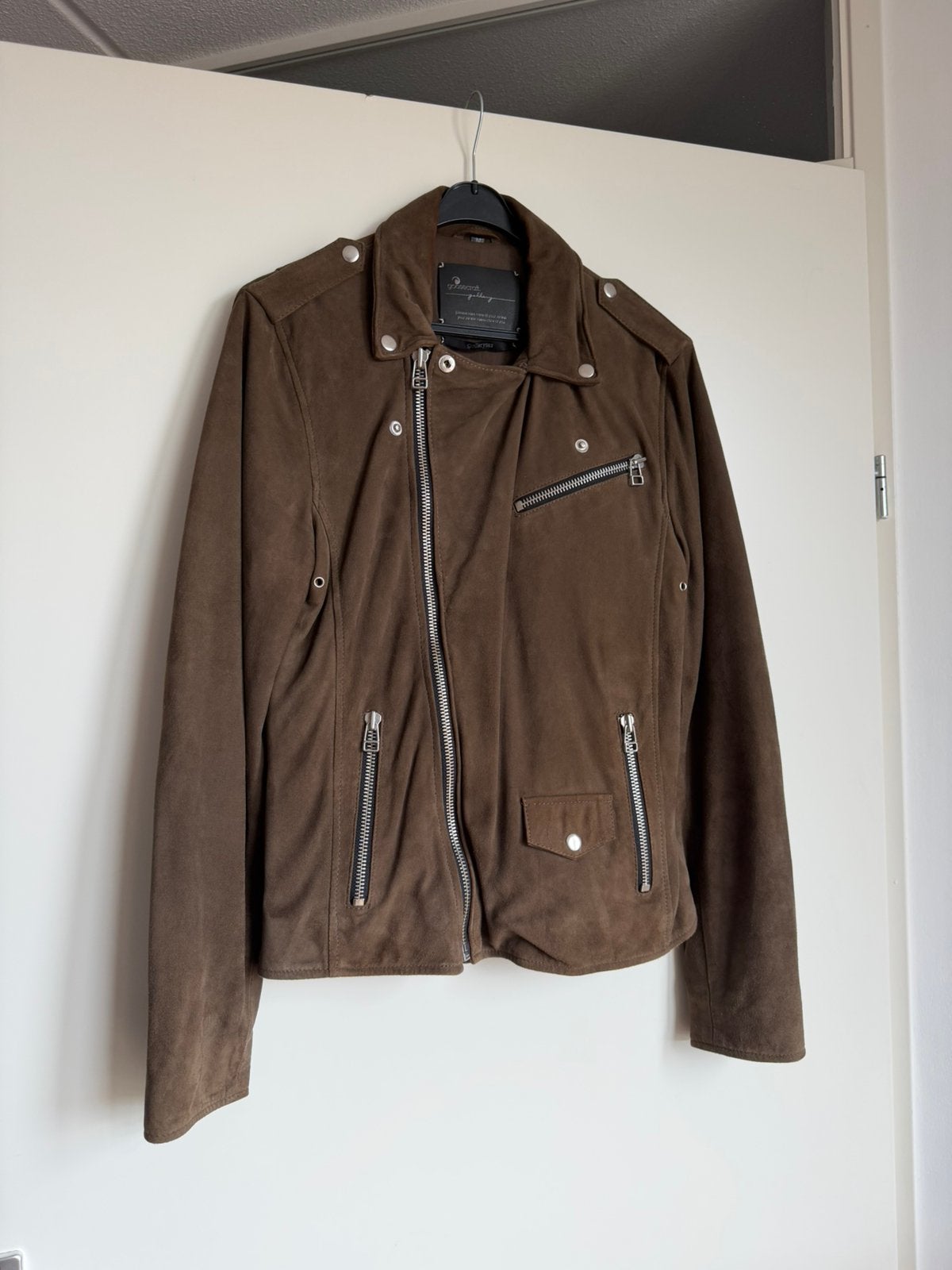 Goosecraft gallery motorjack suede, Ophalen of Verzenden, Gedragen, Maat 48/50 (M), Bruin