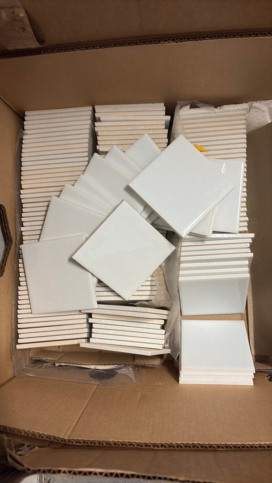 Tegeltjes 10x10, Ophalen, Minder dan 20 cm, Zo goed als nieuw, Minder dan 5 m²