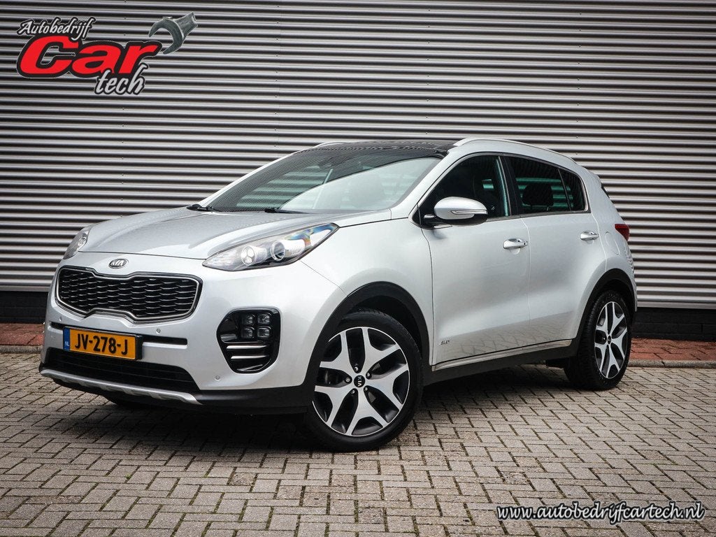 Kia Sportage 1.6 T-GDI 4WD GT-Line | Clima | Cruise | Navi |, Auto's, Kia, Gebruikt, 4 cilinders, Bedrijf, Vierwielaandrijving