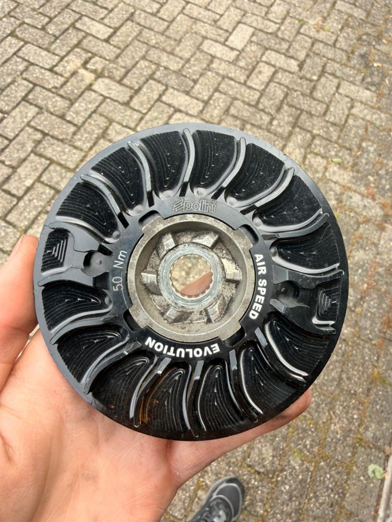 Halfpoulie / koelvin Polini Air Speed Evolution voor Piaggio, Ophalen of Verzenden