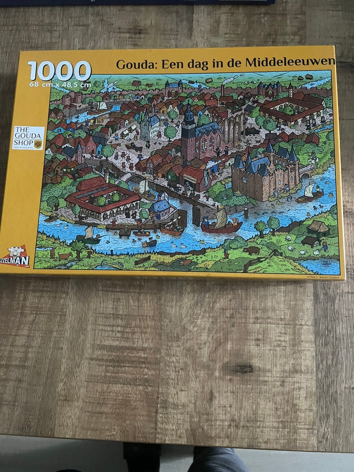 Puzzel Gouda, Ophalen of Verzenden, 500 t/m 1500 stukjes, Zo goed als nieuw
