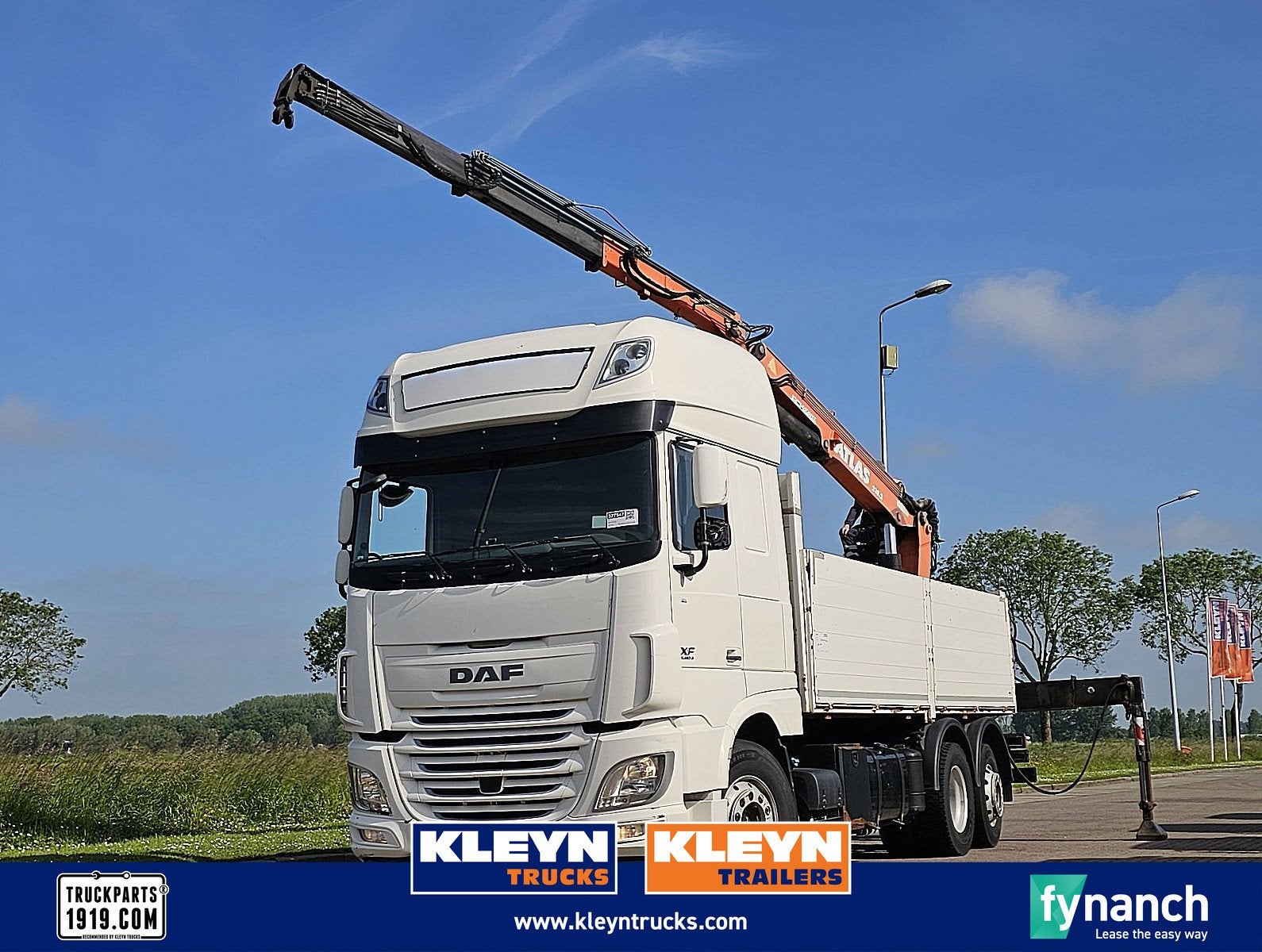 DAF XF 440 fan atlas 210-2v-a15, Auto's, Automaat, 435 pk, Euro 6, Wit