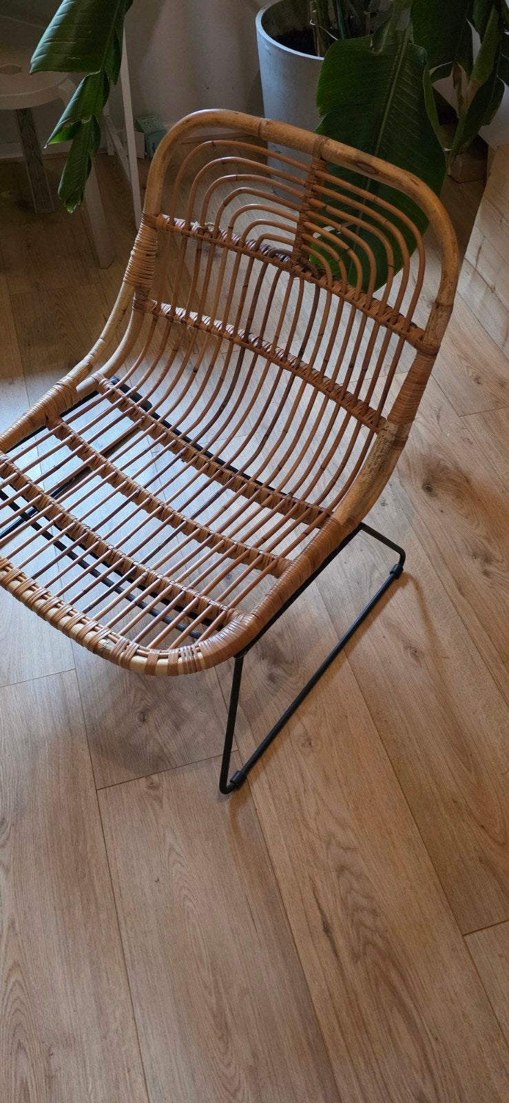 Rotan stoel, Huis en Inrichting, Stoelen, Ophalen, Gebruikt, Bruin, Eén