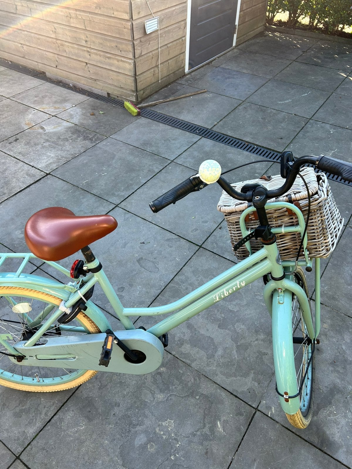 Meisjesfiets 22 inch, Fietsen en Brommers, Ophalen, Terugtraprem, 22 inch, Gebruikt