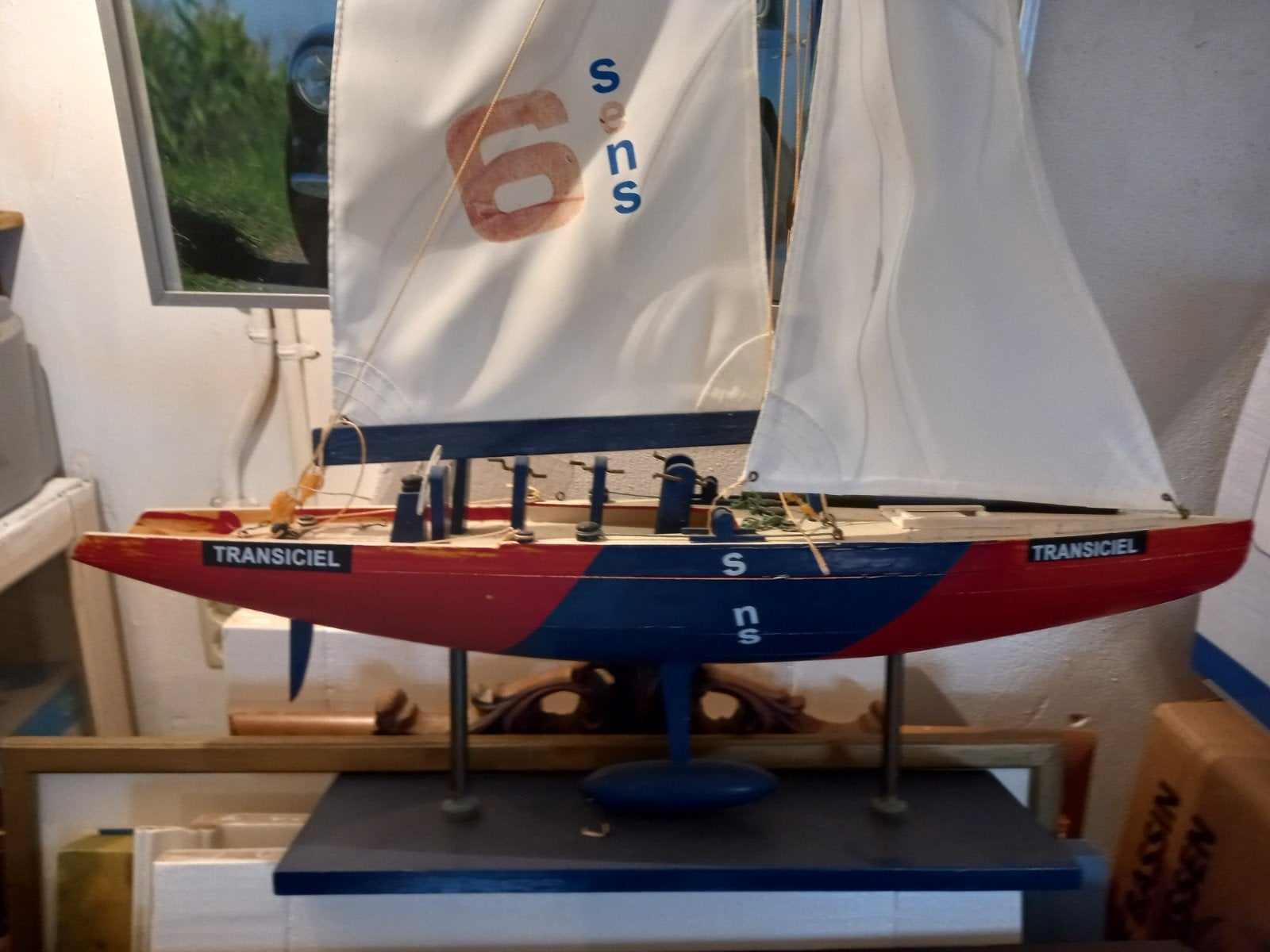 Zeilboot 6 sence, Hobby en Vrije tijd, Modelbouw | Boten en Schepen, Ophalen of Verzenden