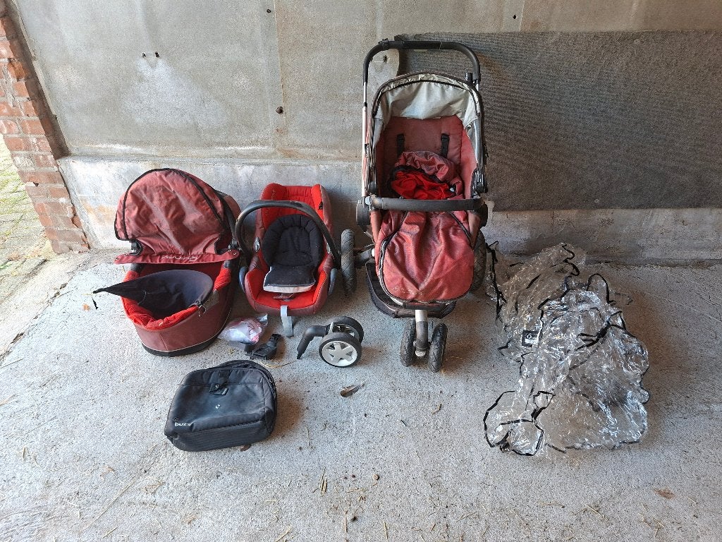 Quinny kinderwagen combi wieg, maxi-cosy, buggy, Ophalen, Gebruikt, Luchtbanden, Quinny